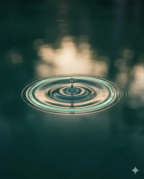 water image representing calm and tranquility